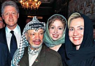 Clintons and Arafat