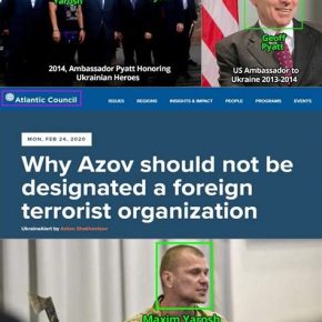 Biden’s U.S. trained Neo-Nazi Ukrainian friends   “Azov Battalion” Engaged in Brutal Attacks on Immigrants, Gypsies and Trans (VIDEO – Warning Violent), were hosted by U.S. Amb. to Ukraine Geoff Pyatt……they also participated in the Jan. 6 Capital riot